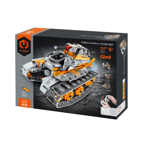 iM.Master Tank cu șenile 4 în 1 - set de construcție - 552 de piese