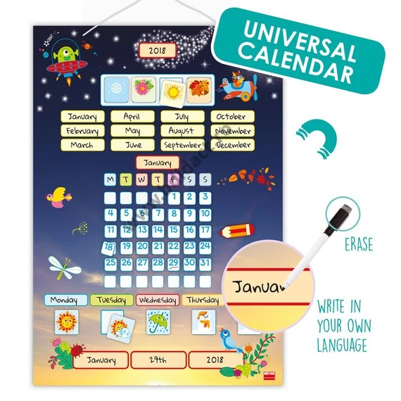 Calendar universal magnetic - Akros