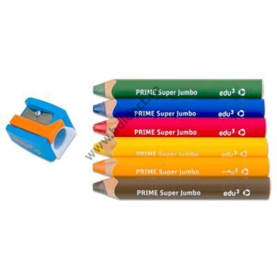Set de 6 creioane groase JUMBO