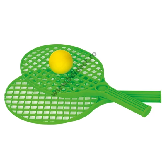 Set de 2 rachete de tenis (Ø 60 mm) cu minge