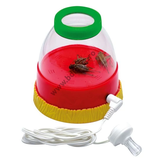 Observator pentru insecte cu lupă și cască audio
