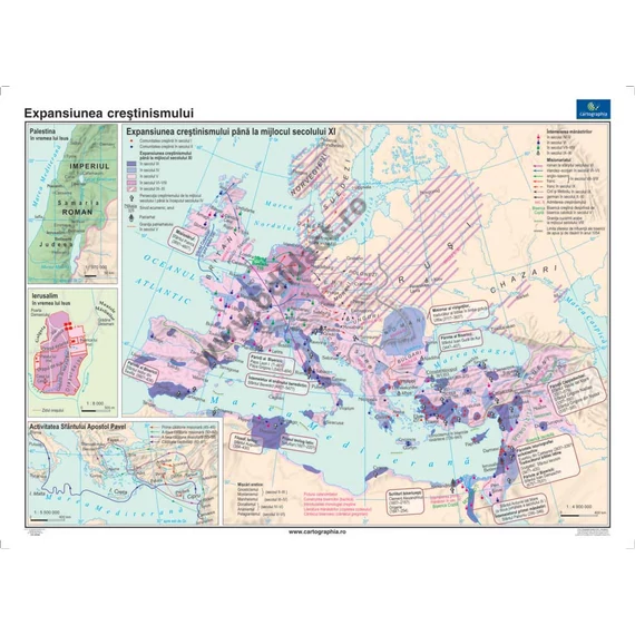 Expansiunea creştinismului 160*120 cm