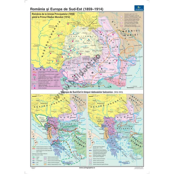 România şi Europa de Sud-Est (1859-1914) 120*160 cm