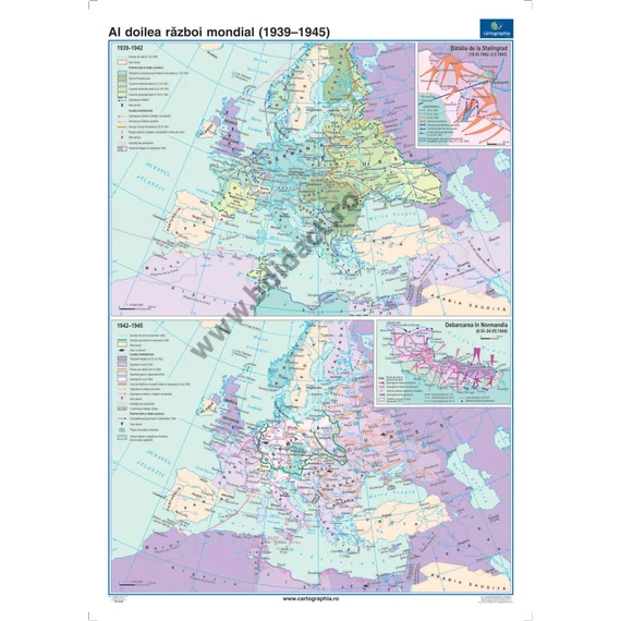 Al doilea război mondial (1939-1945) 100*140 cm - în limba română