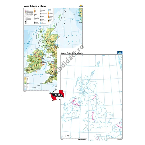 Marea Britanie şi Irlanda – Duo - 120*160 cm