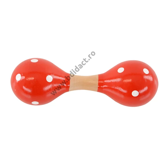 Maracas dublu din lemn - cu motive