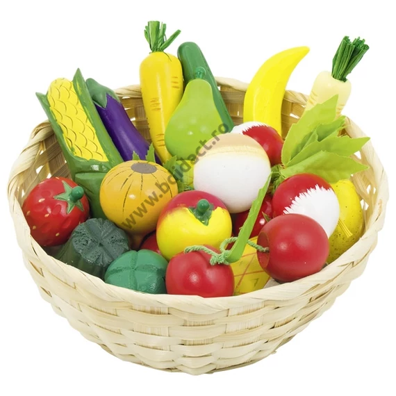 Set Goki - Legume și fructe în coș