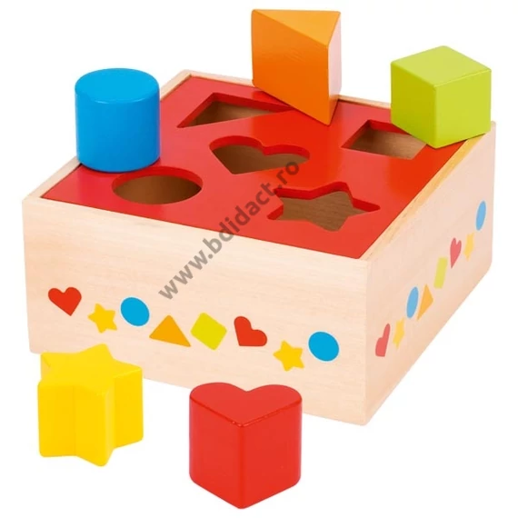 Cub educativ sortare forme geometrice - Goki