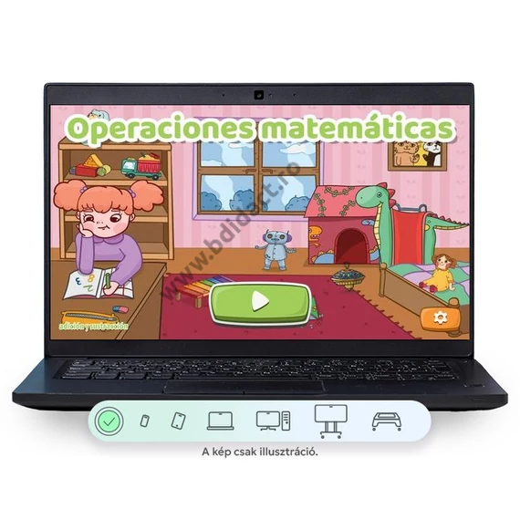 Creare operații - software educațional de matematică în limba spaniolă