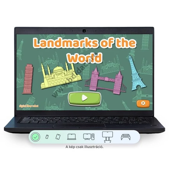 Monumentele lumii - software educațional de programare pentru clasele gimnaziale, în limba engleză