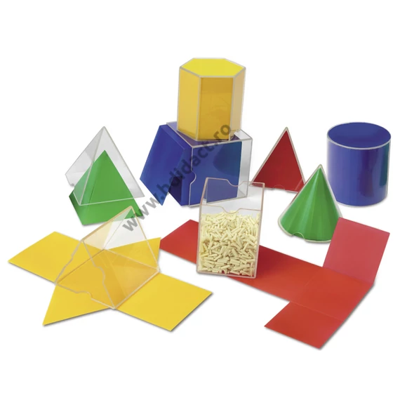 Set de corpuri geometrice din 16 piese