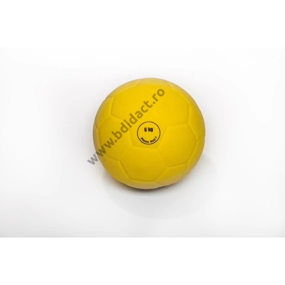 Minge de aruncat cu greutate, gimnastică - 6 kg - PLASTO (15,6 cm, nud)