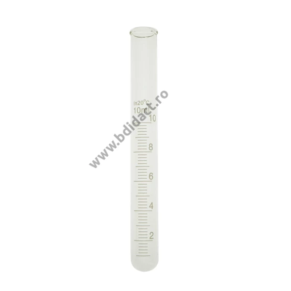 Eprubetă gradată cu guler - 10 ml