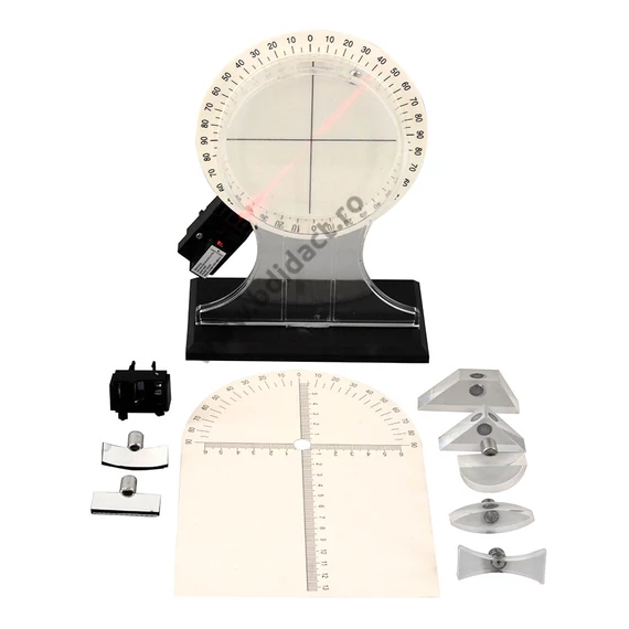 Set optic laser pentru refracția luminii în lichide
