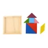 Puzzle Tangram din lemn - 7 piese