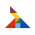 Puzzle Tangram din lemn - 7 piese